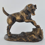 Jack Russell Bronze Effect Sculpture by Harriet Glen - Prezents.com