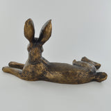 Bluebell Hare Bronze Effect Sculpture by Harriet Glen