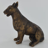 Bull Terrier Bronze Effect Sculpture - Prezents.com