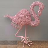 Pink Wire Wrapped Flamingo