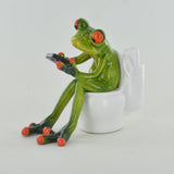 Comical Frogs - On A Bog - Prezents.com