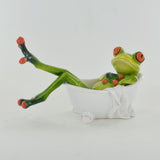 Comical Frogs - In The Bath - Prezents.com