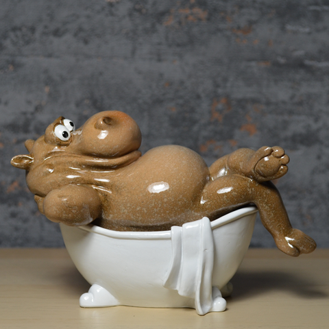 Comical Hippos - In the Bath