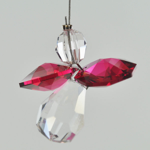 Mini Crystal Angels - Nine Assorted Colours - Prezents.com