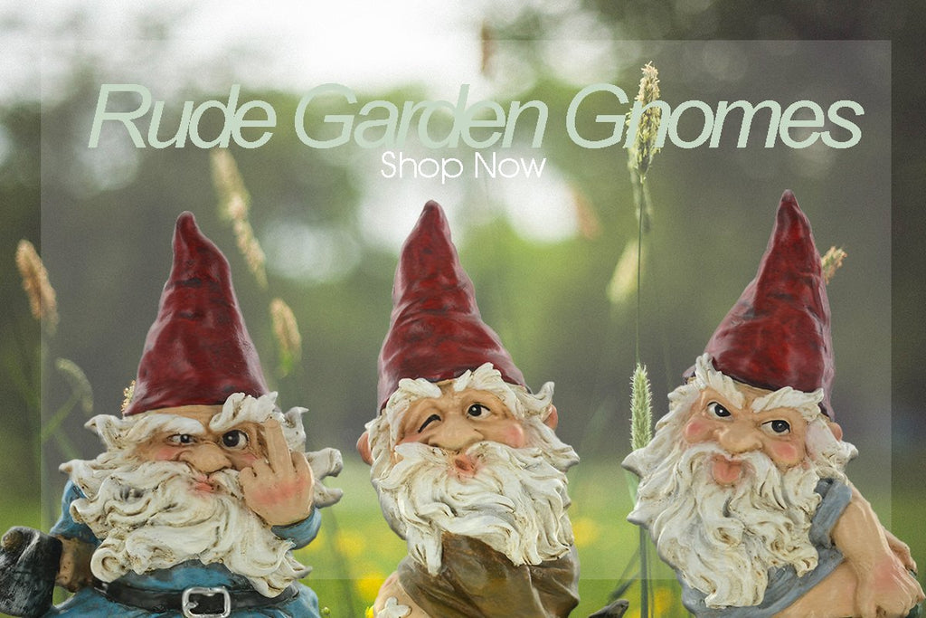 Comical Garden Gnomes- Rude and Funny